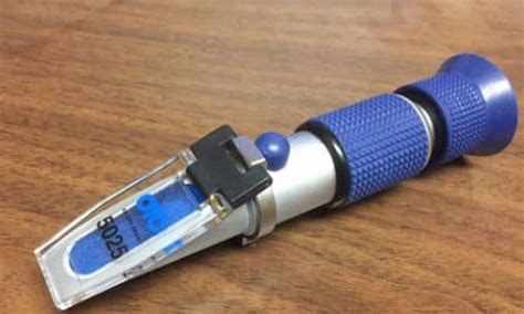 what should def read on refractometer|def quality test.